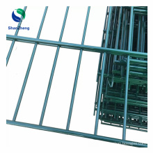 Strongly hard security fencing 2D panel fence double wires rods mesh fence for ground and warehouse and industry